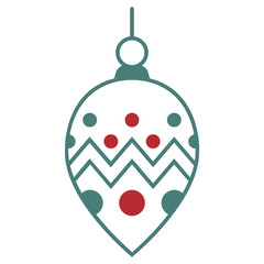 Glittery Ornaments Glowing Vector Icon Design