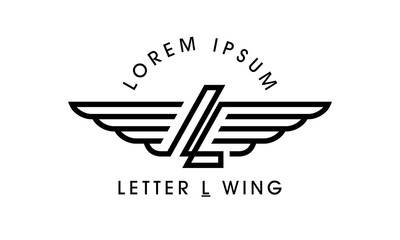 Letter L Wing