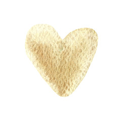 Valentines day, aquarelle illustration. Hand painted watercolor hearts.