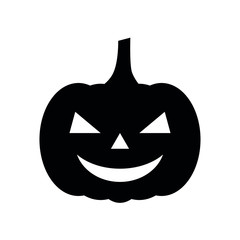 pumpkin icon. Happy Halloween,  Thanksgiving 