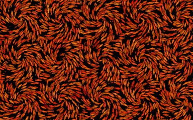 lots of red fish pattern