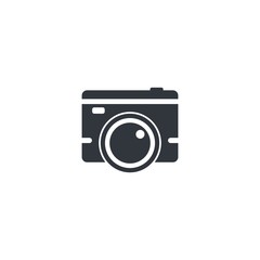 Camera logo template vector icon