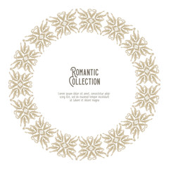 Template for invitation, greeting card banner, gift voucher