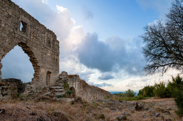 Ruins of ancient fortress