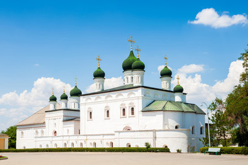 Fototapeta na wymiar Astrakhan kremlin church Russia