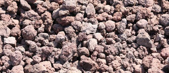 background of small pieces of Lava