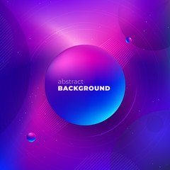 Purple Liquid color background design. Fluid gradient shapes composition. Futuristic design posters. Eps10 vector.