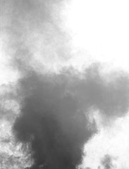 dark cloud symbol of pollution and unbreathable air