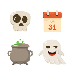 Set of Halloween Icons