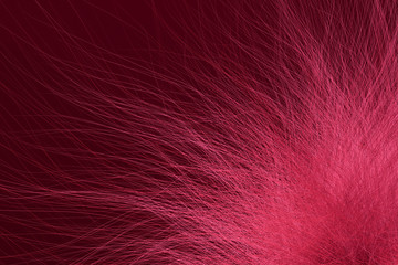Fototapeta premium Artistic look abstract of fur, dreamy background. Closeup, 3D rendering & illustration.