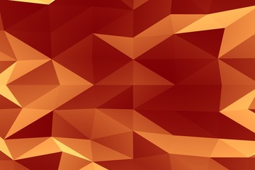 Fototapeta premium Abstract polygonal space low poly dark background with connecting dots and lines light. Connection structure. Science background. Futuristic polygonal background. Triangular background. 3d rendering
