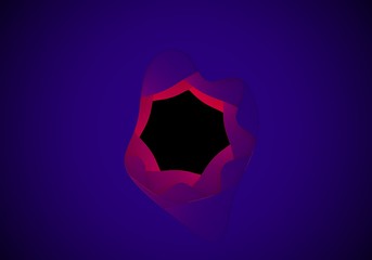 Abstract polygonal space low poly dark background with connecting dots and lines light. Connection structure. Science background. Futuristic polygonal background. Triangular background. 3d rendering
