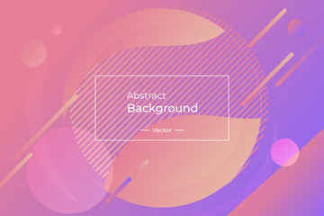 Elegant colorful gradient space circle and oblique line abstract background or texture is graphic design in vector file
