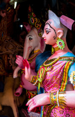 Goddess Durga Idol to celebrate the Navratri Festival