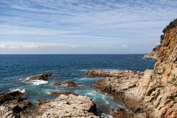 Shore of the Mediterranean sea