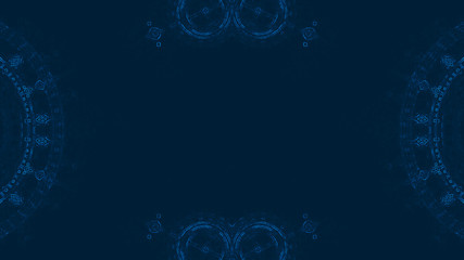 Abstract Navy Blue Pattern Design