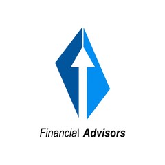 Financial Advisors Logo Design Template Vector Icon