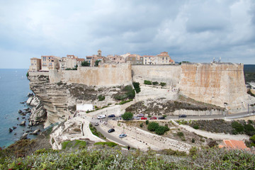 Landscape in Bonifacio on the island of Corsica, France. Destination Scenics.