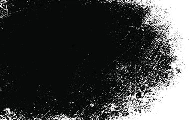 Obraz premium Scratched Grunge Urban Background Texture Vector. Dust Overlay Distress Grainy Grungy Effect. Distressed Backdrop Vector Illustration. Isolated Black on White Background. EPS 10.
