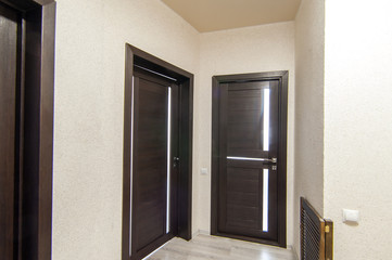 Russia, Moscow- June 25, 2018: interior room apartment. standard repair decoration in hostel