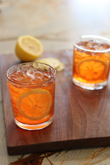 lemon cocktail summer drink