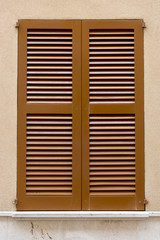 window in an old medieval house