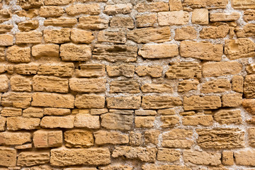 texture-an ancient wall of rough stones