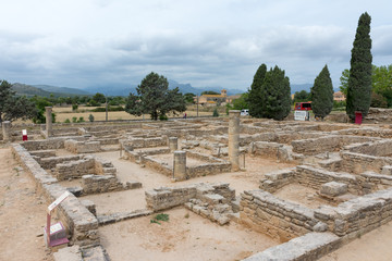 Fototapeta na wymiar Roman ruins of Pollentia in Majorca