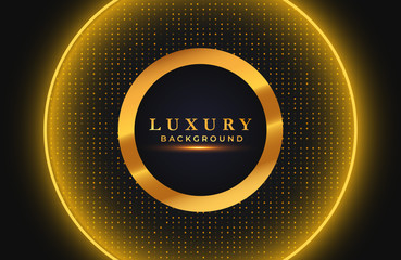 Abstract luxury background with gold elements and shiny effect. Graphic design element for invitation, cover, background. Elegant decoration