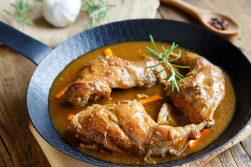 Kaninchenbraten
