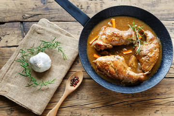 Kaninchenbraten