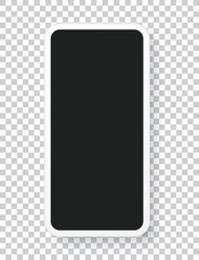 Modern mobile phone layered vector template
