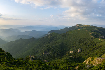 Ceahlau National Park in Eastern Carpathians, Romania
