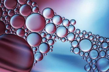 bubbles blue background