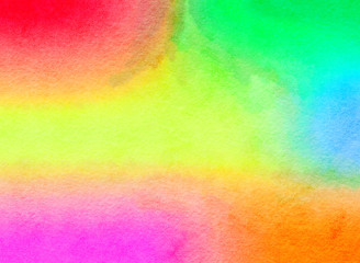 sweet vivid rainbow digital illustration with watercolor texture  background
