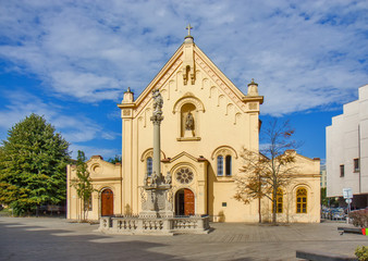 Fototapeta na wymiar St. Stephan Capuchin Church in Bratislava