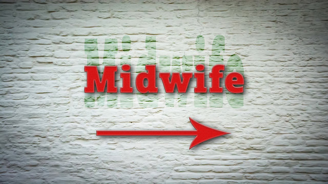 Street Sign to Midwife