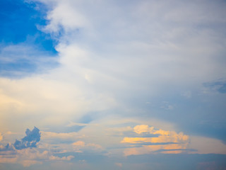Sky with clouds,Blue skies, white clouds