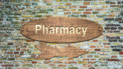 Street Sign to Pharmacy