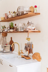 Modern kitchen in the style of hygge