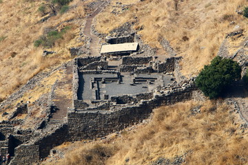 Gamla is an ancient Jewish city on the western slope of the Golan Upland, 18 km northeast of the Sea of Galilee.