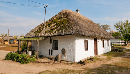 Fototapeta na wymiar old house in ukrainian village