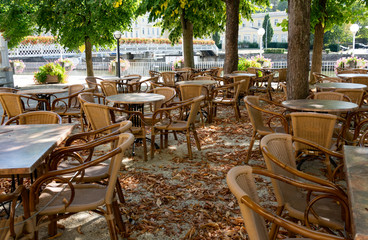 Unvisited outdoor Restaurant