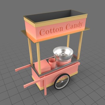 Cotton candy cart