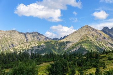 View of the Tatras mountains. Poland