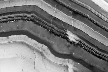 Abstract black and white background  from natural crystal structure.