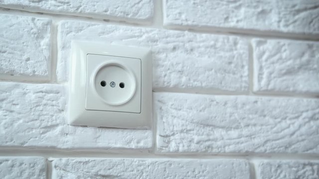 Electricity is dangerous for children. Pull the child protection out of the socket and plug in the electrical plug.