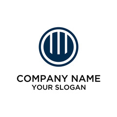 Icon Building Abstract Logo Illustration