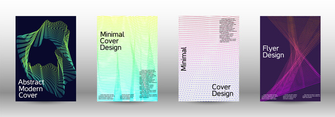 Cover design template set 