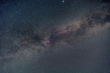 Milky Way and starry sky background	